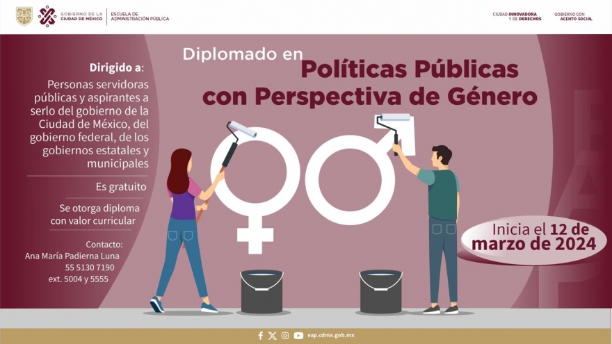 Diplomado en Políticas Públicas con Perspectiva de Género