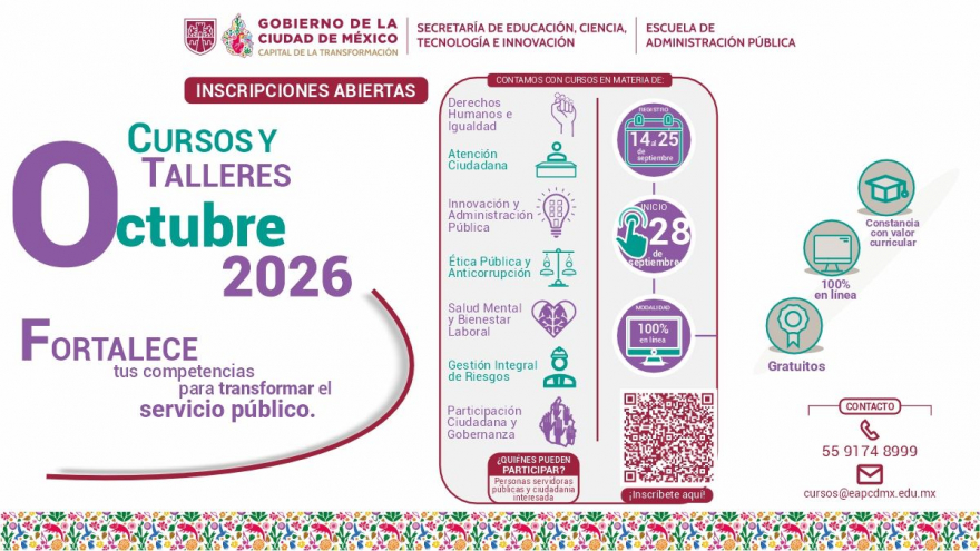 Cursos Octubre 2026